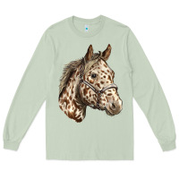 Matcha appaloosa horse Long Sleeve Tee - LillyAllenDesigns