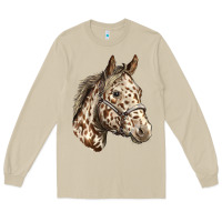 Mushroom appaloosa horse Long Sleeve Tee - LillyAllenDesigns