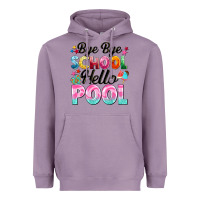 Bye Bye School Hello Pool Heavyweight Hoodie | Teevron