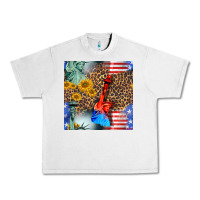 Lunar Rock statue of liberty american flag Urban Heavy Tee - BundleAndBundleShop