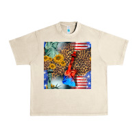Sandshell statue of liberty american flag Urban Heavy Tee - BundleAndBundleShop