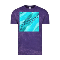 Cloud Purple fish and sea seamless pattern Vintage Tee - BundleAndBundleShop