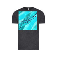 Vintage Black fish and sea seamless pattern Vintage Tee - BundleAndBundleShop