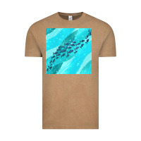 Vintage Coffee fish and sea seamless pattern Vintage Tee - BundleAndBundleShop