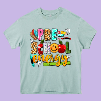 Pre School Energy Heavy Core Tee Designed By Texasbilliewilder