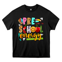 Black pre school energy Heavy Core Tee - texasbilliewilder