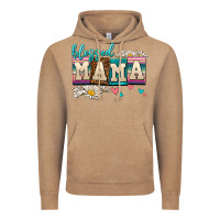 Vintage Coffee daisy blessed mama Vintage Hoodie - AdoDesignShop