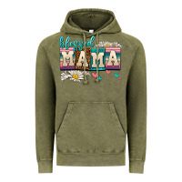 Vintage Olive daisy blessed mama Vintage Hoodie - AdoDesignShop