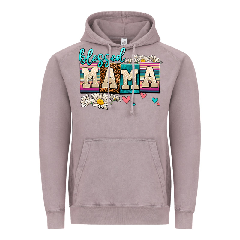 Daisy Blessed Mama Vintage Hoodie by AdoDesignShop | Teevron