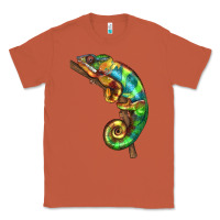 Copper Chameleon Lizard Illustrations Classic Tee - LillyAllenDesigns