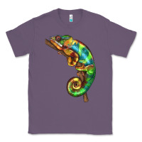 Lavender Chameleon Lizard Illustrations Classic Tee - LillyAllenDesigns