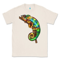 Natural Chameleon Lizard Illustrations Classic Tee - LillyAllenDesigns