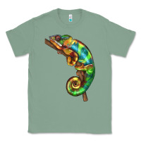 Sage Chameleon Lizard Illustrations Classic Tee - LillyAllenDesigns