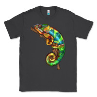 Smoke Chameleon Lizard Illustrations Classic Tee - LillyAllenDesigns