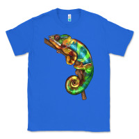 True Royal Chameleon Lizard Illustrations Classic Tee - LillyAllenDesigns