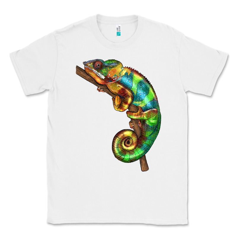 Chameleon Lizard Illustrations Classic Tee by LillyAllenDesigns | Teevron