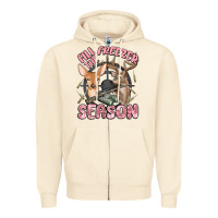 Sandshell fill the freezer season Zipper Hoodie - MaliasSmallBusiness