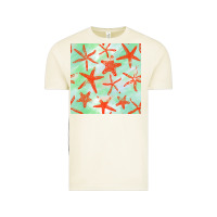 Vintage Arctic starfish seamless pattern Vintage Tee - BundleAndBundleShop