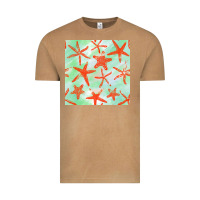 Vintage Camel starfish seamless pattern Vintage Tee - BundleAndBundleShop