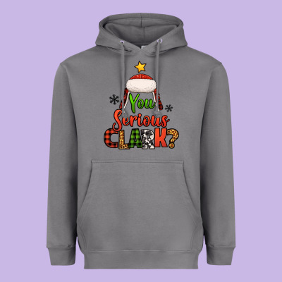 You Serious Clark Christmas Tree Heavyweight Hoodie Designed By Jasminsmagicworld