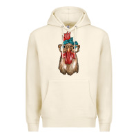Tofu chicken with bandana and leopard Premium Hoodie - texasbilliewilder