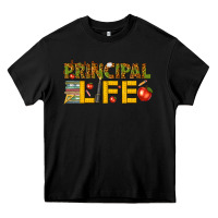 Black principal life Heavy Core Tee - texasbilliewilder