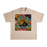 Dump Truck Seamles Pattern Urban Heavy Tee | Teevron