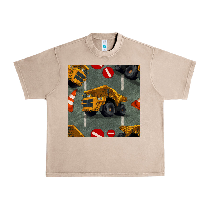 Dump Truck Seamles Pattern Urban Heavy Tee by BundleAndBundleShop | Teevron