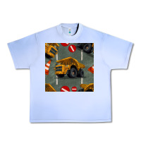 Grape Ice dump truck seamles pattern Urban Heavy Tee - BundleAndBundleShop