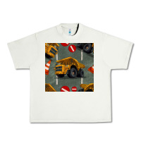 Pistachio dump truck seamles pattern Urban Heavy Tee - BundleAndBundleShop