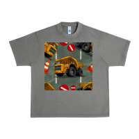 Tornado dump truck seamles pattern Urban Heavy Tee - BundleAndBundleShop