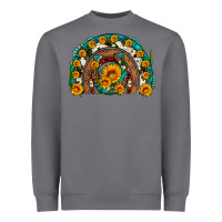 Storm sunflower gemstone leopard cowhide horseshoe rainbow Heavyweight Sweatshirt - Artiststas