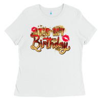 White it's my birthday Ladies Tee - Zillion Design Studio