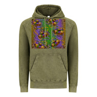 Vintage Olive mardi gras king cake leopard Vintage Hoodie - RanaPortraitStore