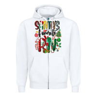 White santas favorite registered nurse Zipper Hoodie - MaliasSmallBusiness