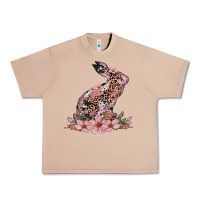 Burro bunny with blossom flower Urban Heavy Tee - Artiststas