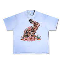 Grape Ice bunny with blossom flower Urban Heavy Tee - Artiststas