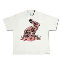 Pistachio bunny with blossom flower Urban Heavy Tee - Artiststas