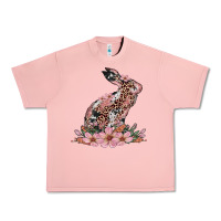 Salmon bunny with blossom flower Urban Heavy Tee - Artiststas