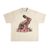 Sandshell bunny with blossom flower Urban Heavy Tee - Artiststas