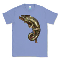 Colony Blue Green Chameleon Lizard Illustrations Classic Tee - LillyAllenDesigns