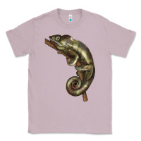 Lilac Green Chameleon Lizard Illustrations Classic Tee - LillyAllenDesigns