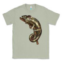 Matcha Green Chameleon Lizard Illustrations Classic Tee - LillyAllenDesigns