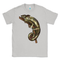 Moon Dust Green Chameleon Lizard Illustrations Classic Tee - LillyAllenDesigns
