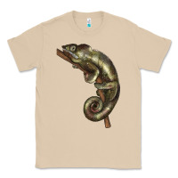 Mushroom Green Chameleon Lizard Illustrations Classic Tee - LillyAllenDesigns