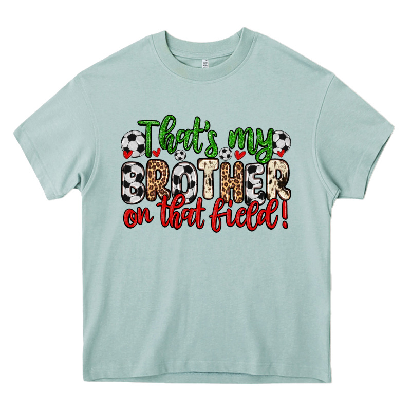 That S My Brother On That Field Heavy Core Tee by Zillion Design Studio | Teevron