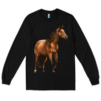 Black Quarter Horse Long Sleeve Tee - LillyAllenDesigns