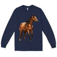 Navy Quarter Horse Long Sleeve Tee - LillyAllenDesigns