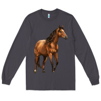 Smoke Quarter Horse Long Sleeve Tee - LillyAllenDesigns