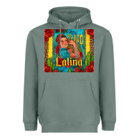Sage hundred percent latina strong woman Heavyweight Hoodie - Jasminsmagicworld